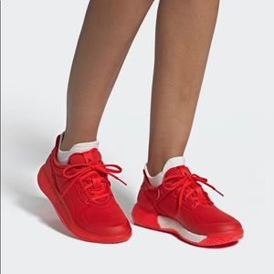 Stella McCartney x Adidas Red Sneakers